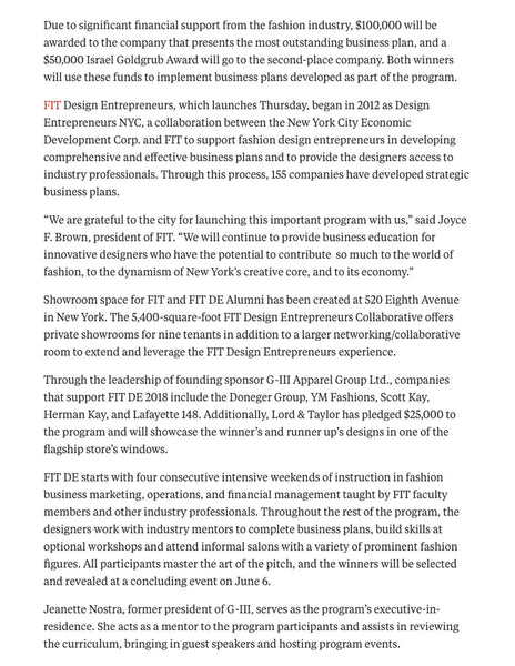 FIT Design Entrepreneurs - S/H KOH