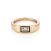 Modernist Signet Ring - Round and Square