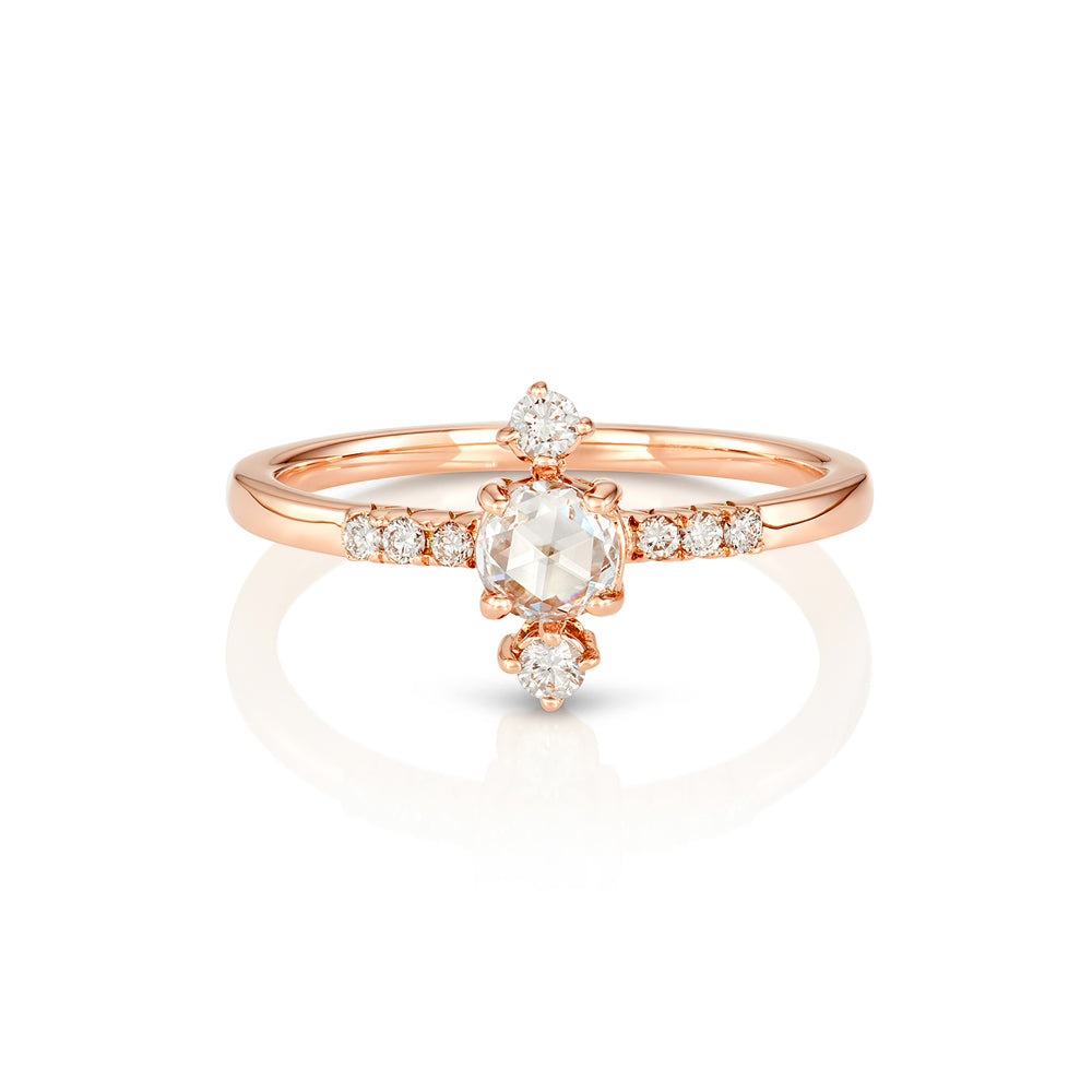 Yours only - Rose cut Line Diamond Ring