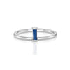 Yours only - "X" Blue Sapphire Ring
