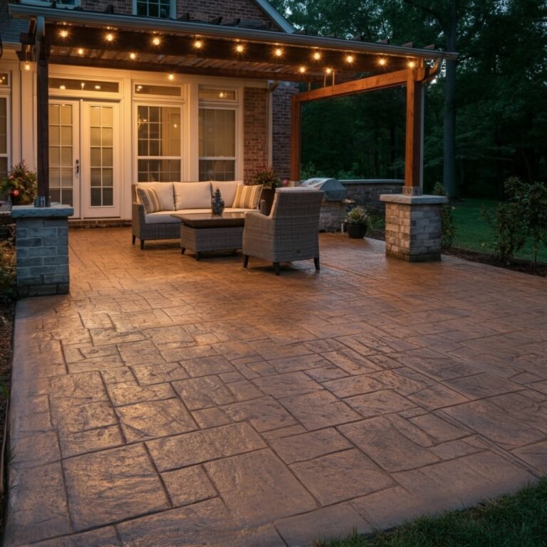Why Fort Wayne Homeowners Are Choosing Stamped Concrete for Their Outdoor Spaces