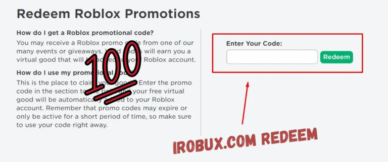 Irobux.com Redeem