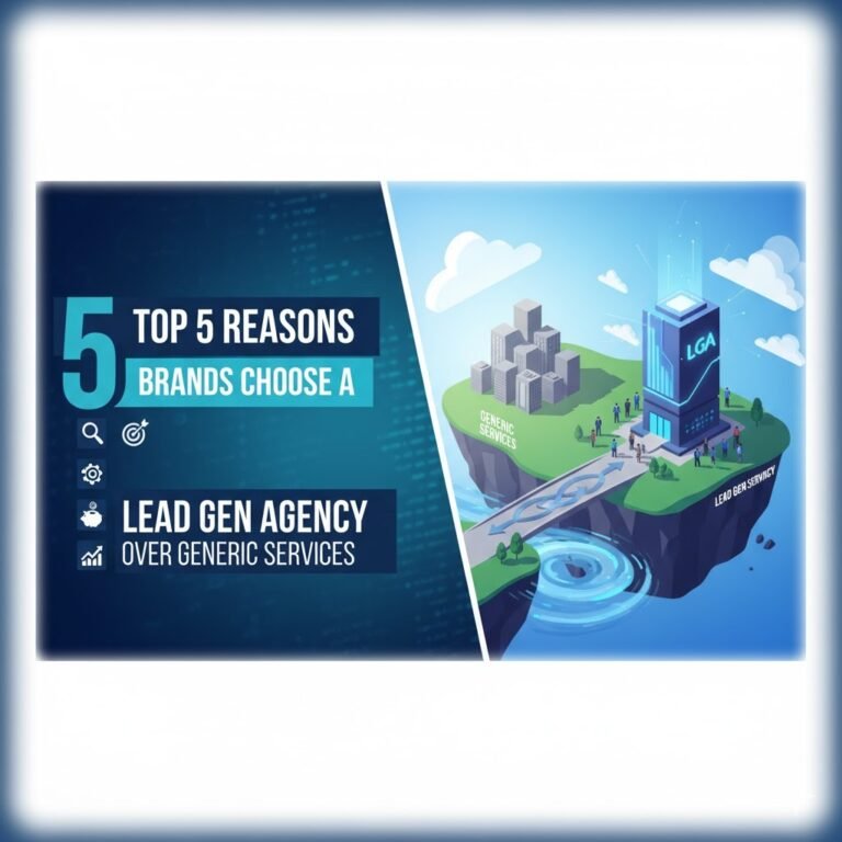 Top 5 Reasons Brands Choose a Lead Gen Agency Over Generic Services